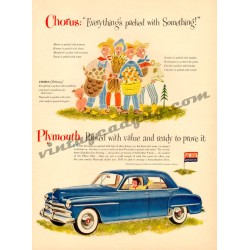 Plymouth, 1950 Ad