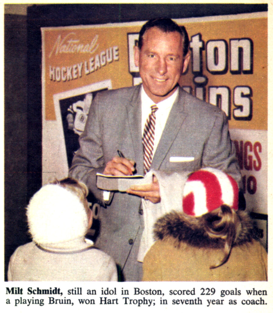 Milt Schmidt, Coach, Boston Bruins, 1961